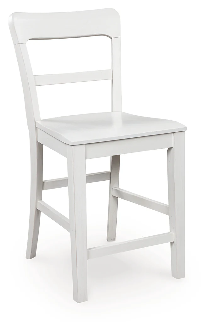 Greddinton White Counter Height Barstool - Image 1