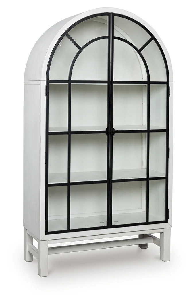 Greddinton White Display Cabinet - Image 2