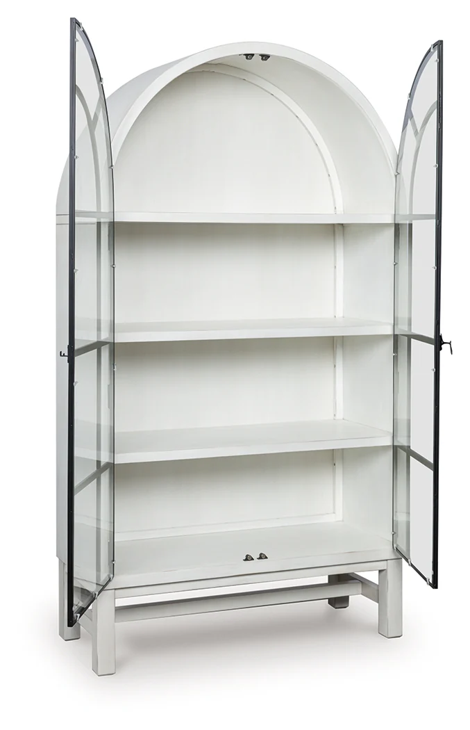 Greddinton White Display Cabinet