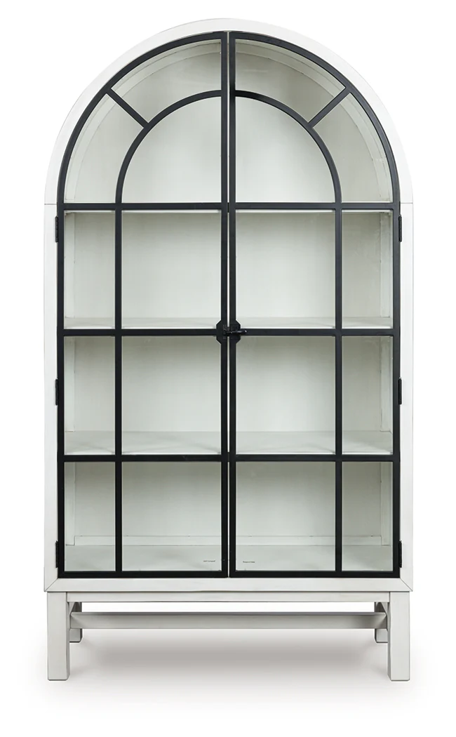 Greddinton White Display Cabinet - Image 3
