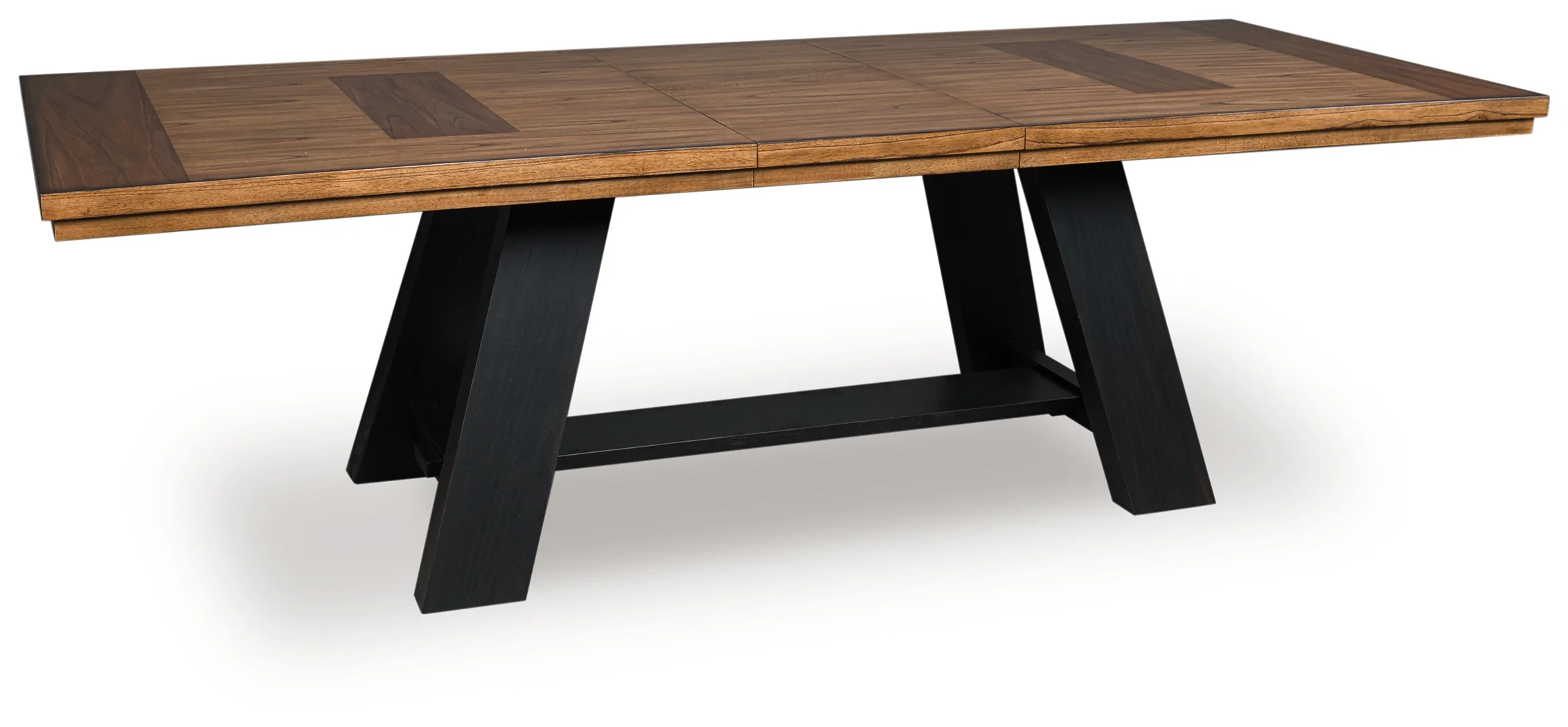 Greddinton Brown/Black Dining Extension Table - Image 2