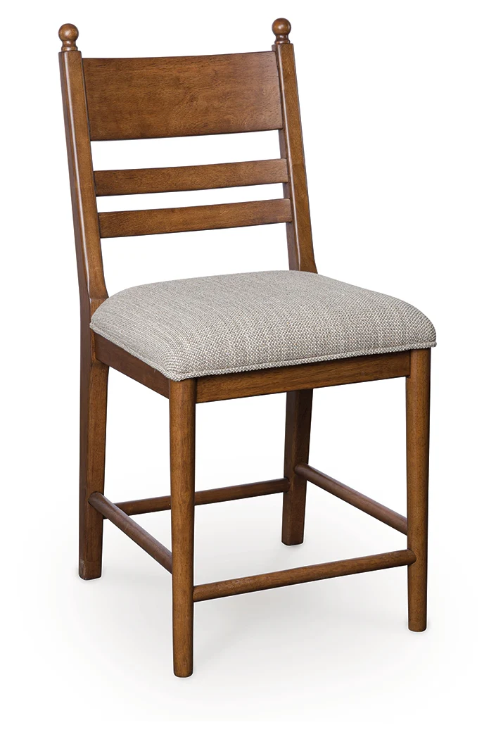 Greddinton Brown Counter Height Barstool - Image 1