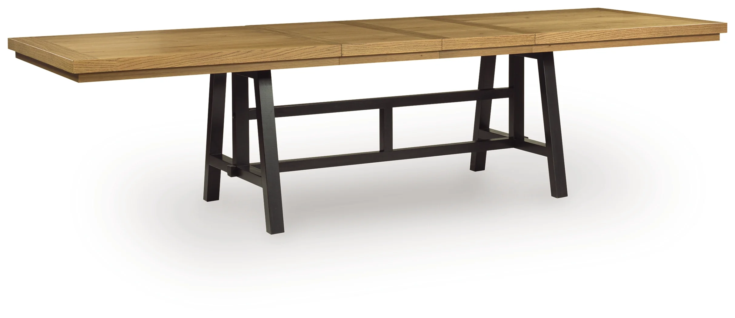 Galliden Black/Brown Dining Extension Table - Image 2