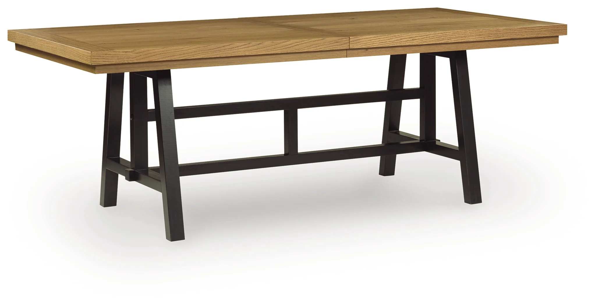 Galliden Black/Brown Dining Extension Table - Image 3