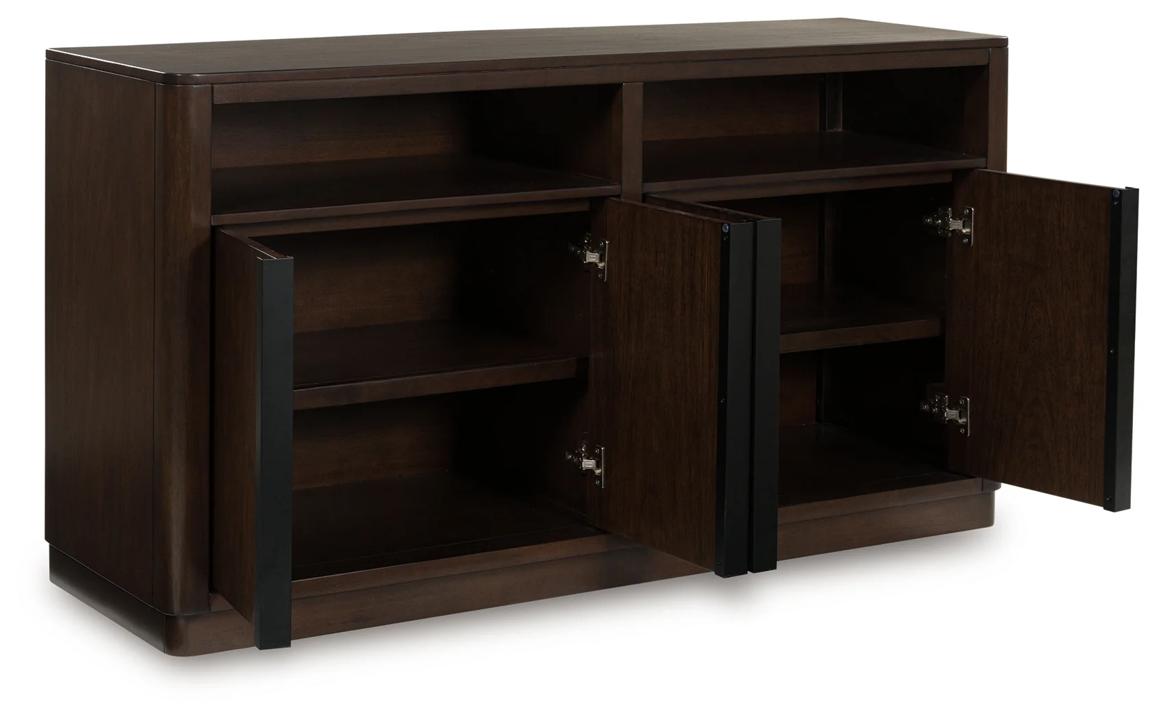 Dilenno Dark Brown Dining Server - Image 1