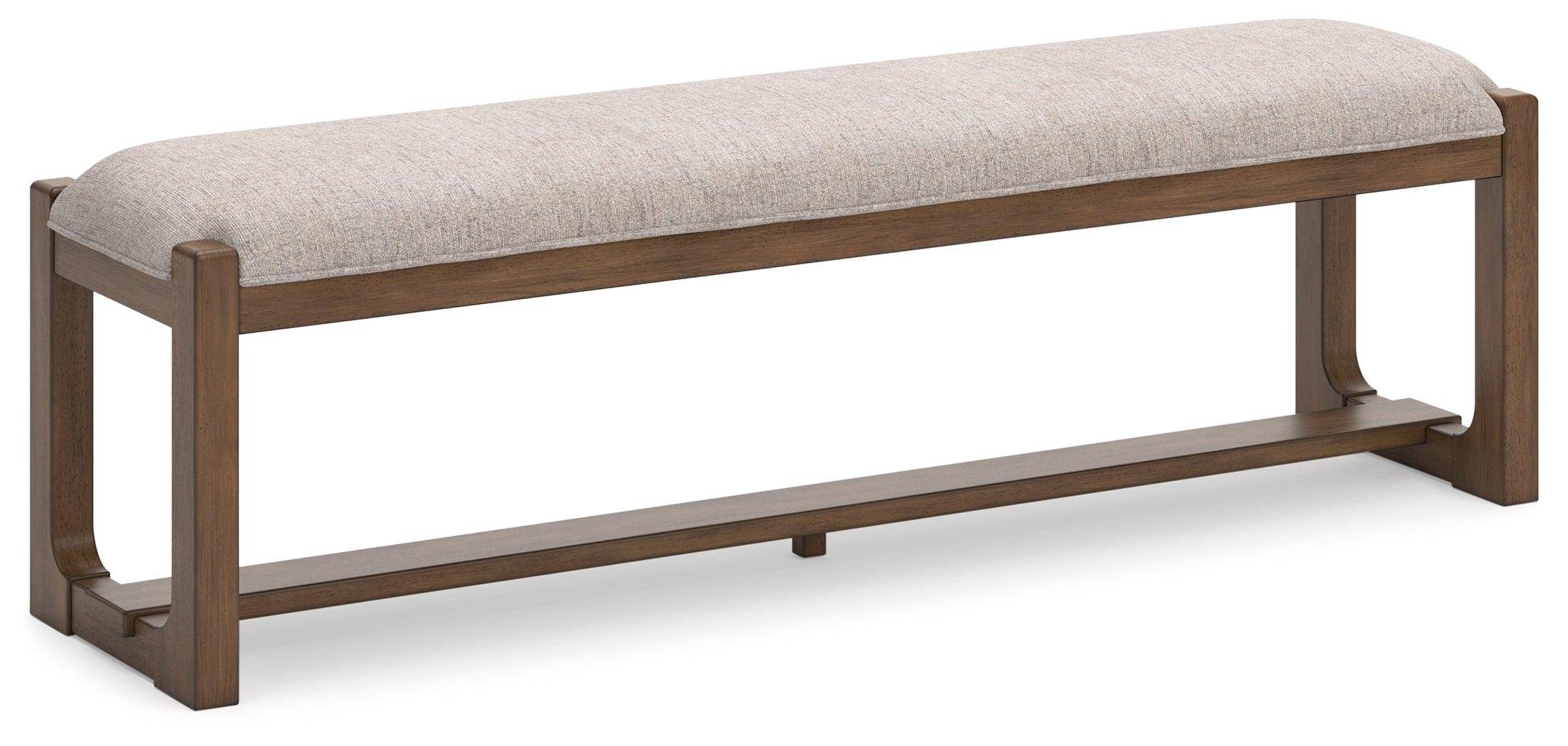 Cabalynn Oatmeal Light Brown 63" Dining Bench - Image 2
