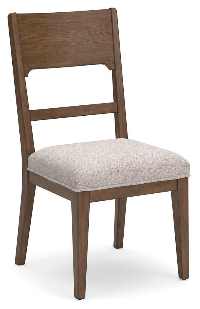 Cabalynn Oatmeal Light Brown Dining Chair - Image 2