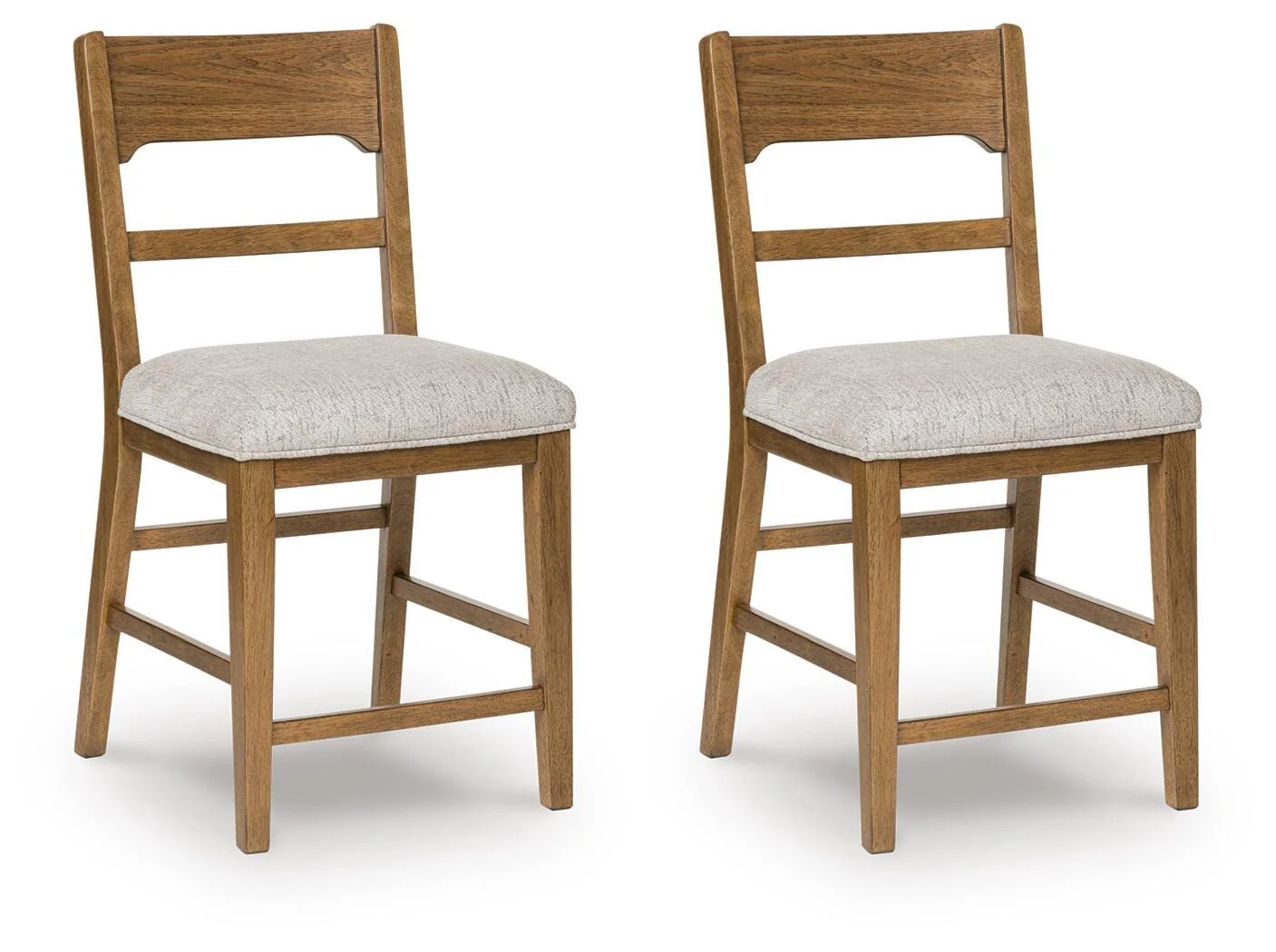 Cabalynn Oatmeal/Light Brown Counter Height Barstool - Image 2