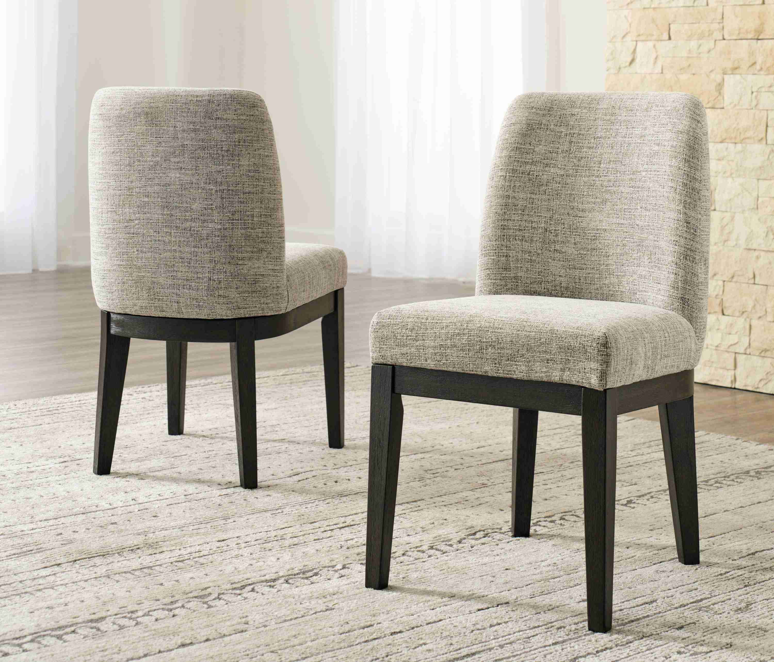 Burkhaus Dark Brown Dining Chair - Image 3
