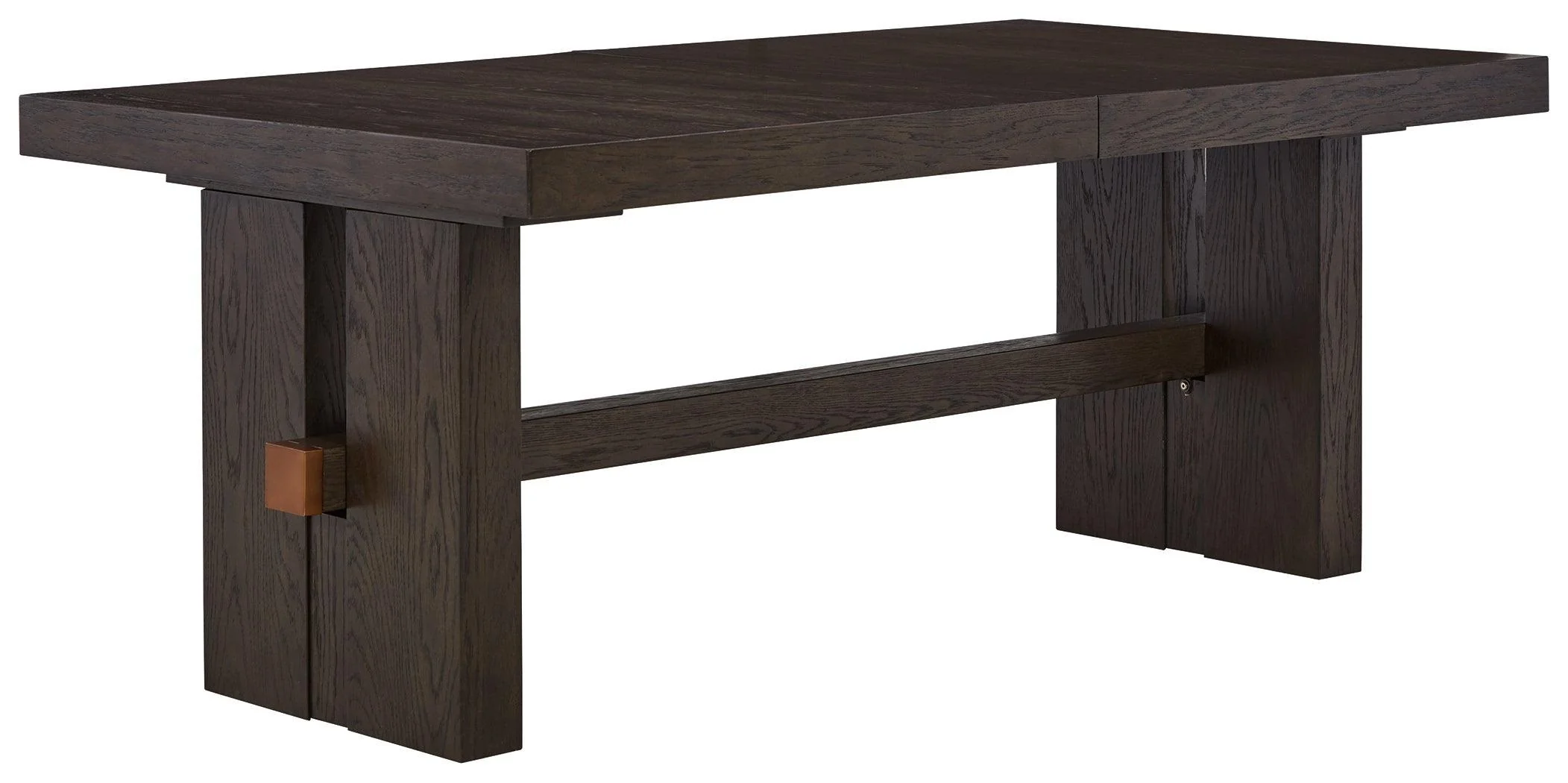 Burkhaus Dark Brown Dining Extension Table - Image 3