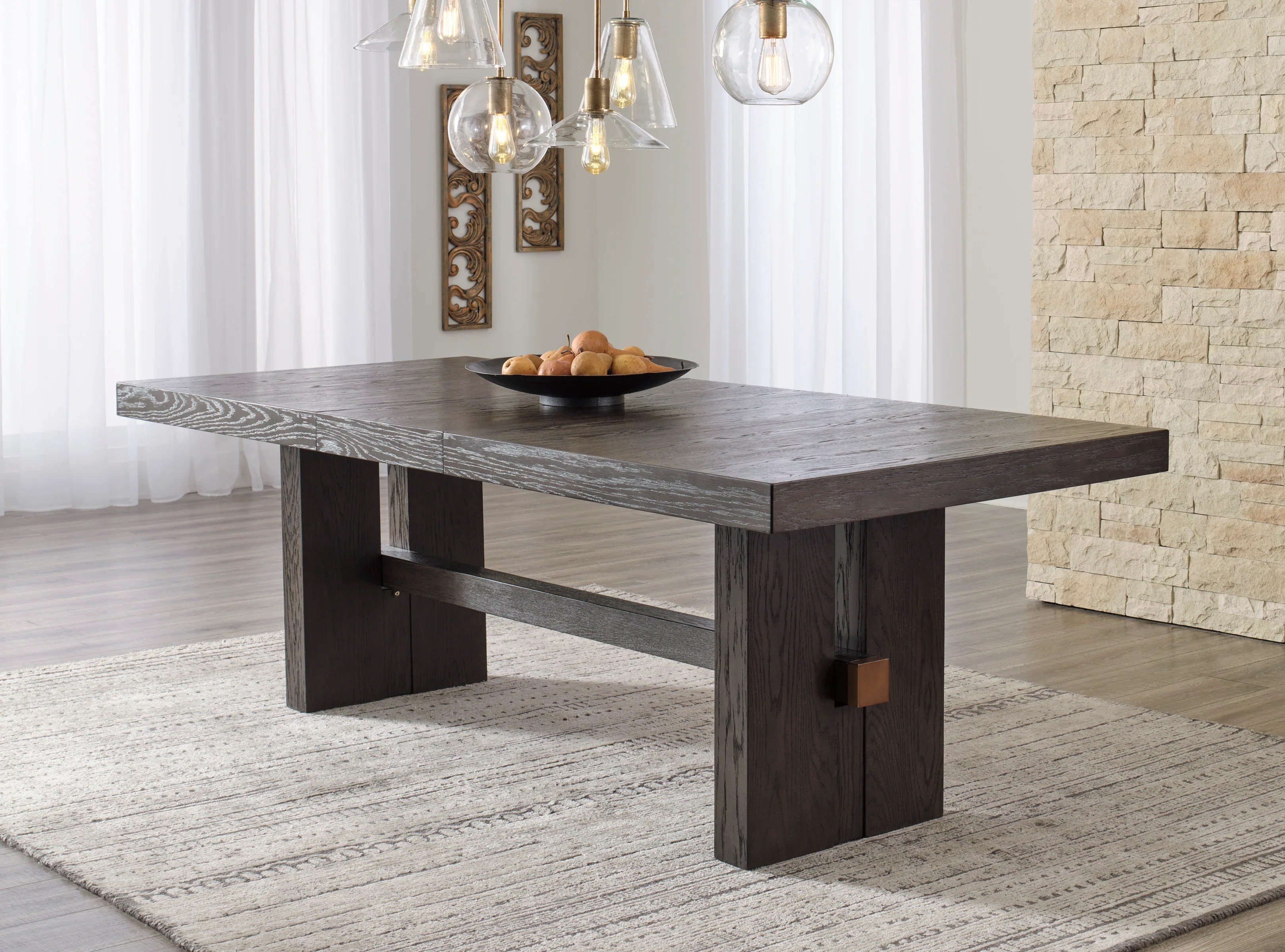 Burkhaus Dark Brown Dining Room Set - Image 3