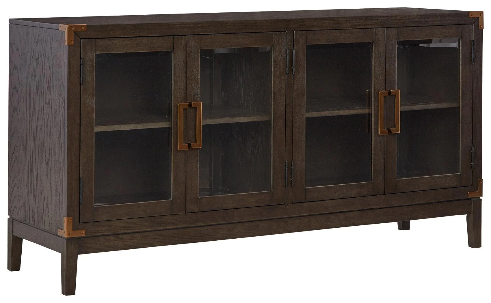 Burkhaus Dark Brown Dining Server - Image 2