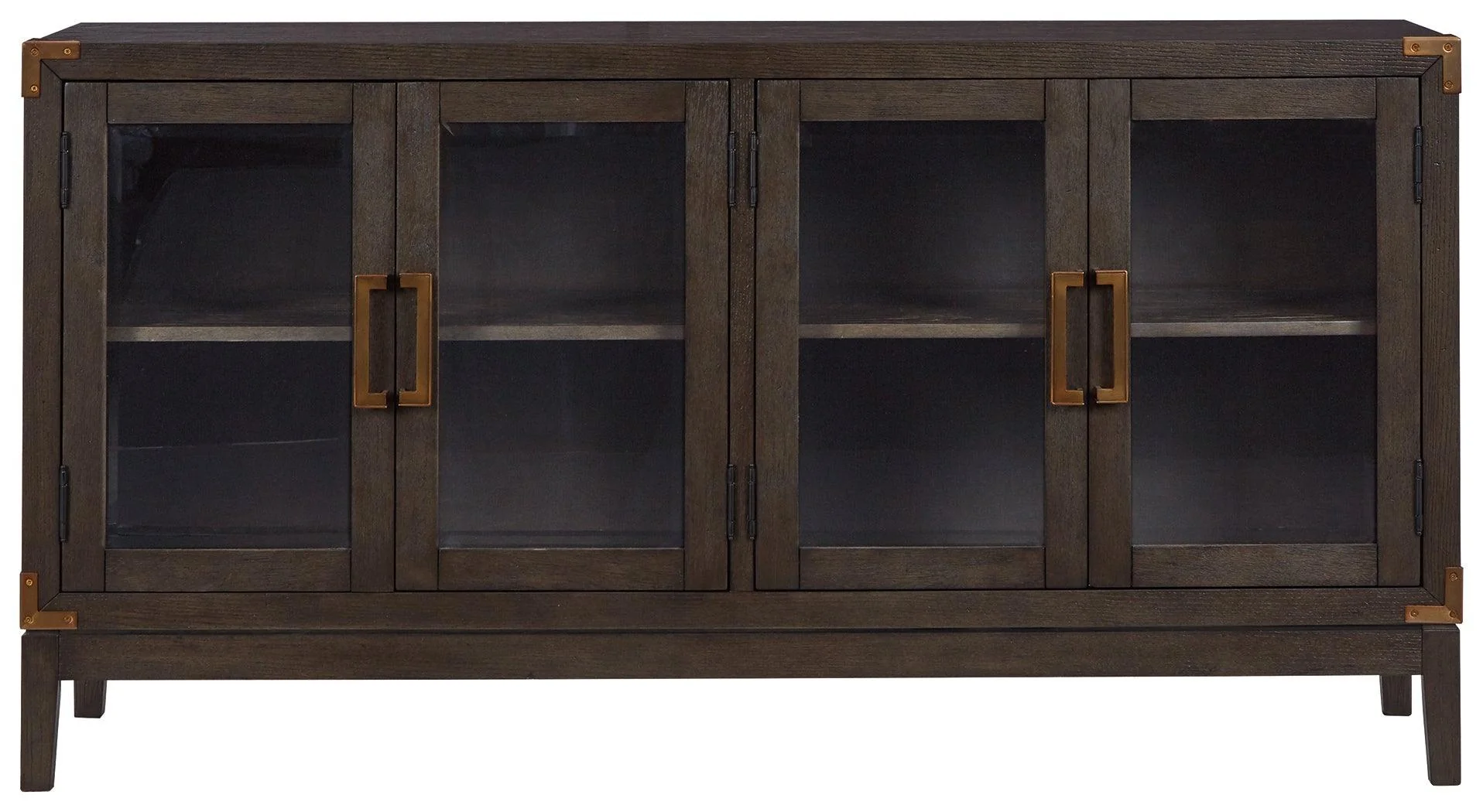 Burkhaus Dark Brown Dining Server - Image 3