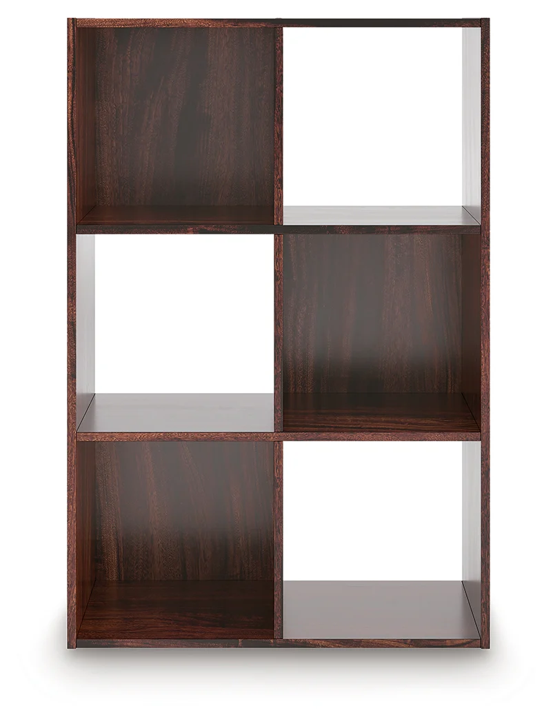 Glosmount Cherry/Light Brown Six Cube Organizer - Image 3