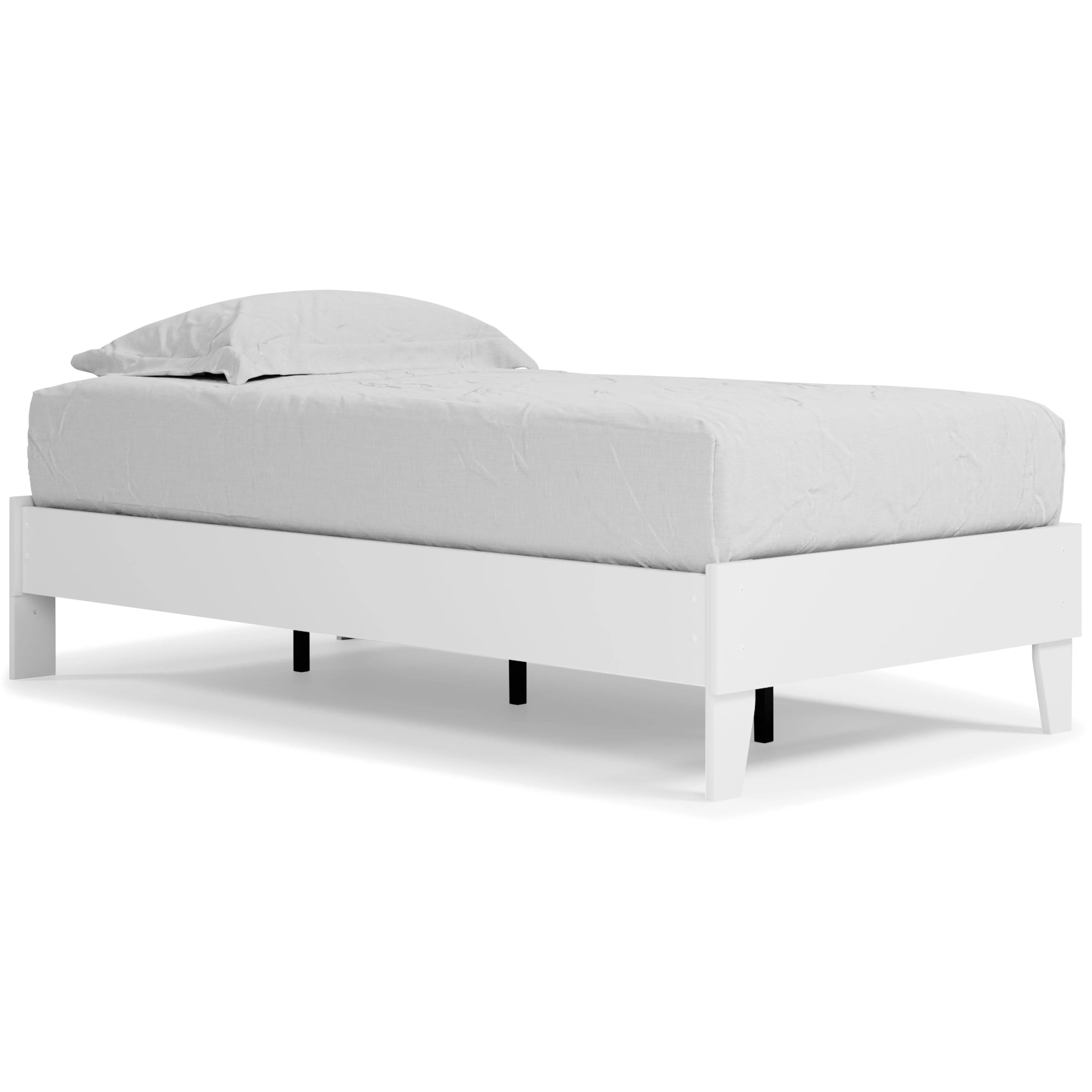 Piperton White Twin Platform Bed - Image 3