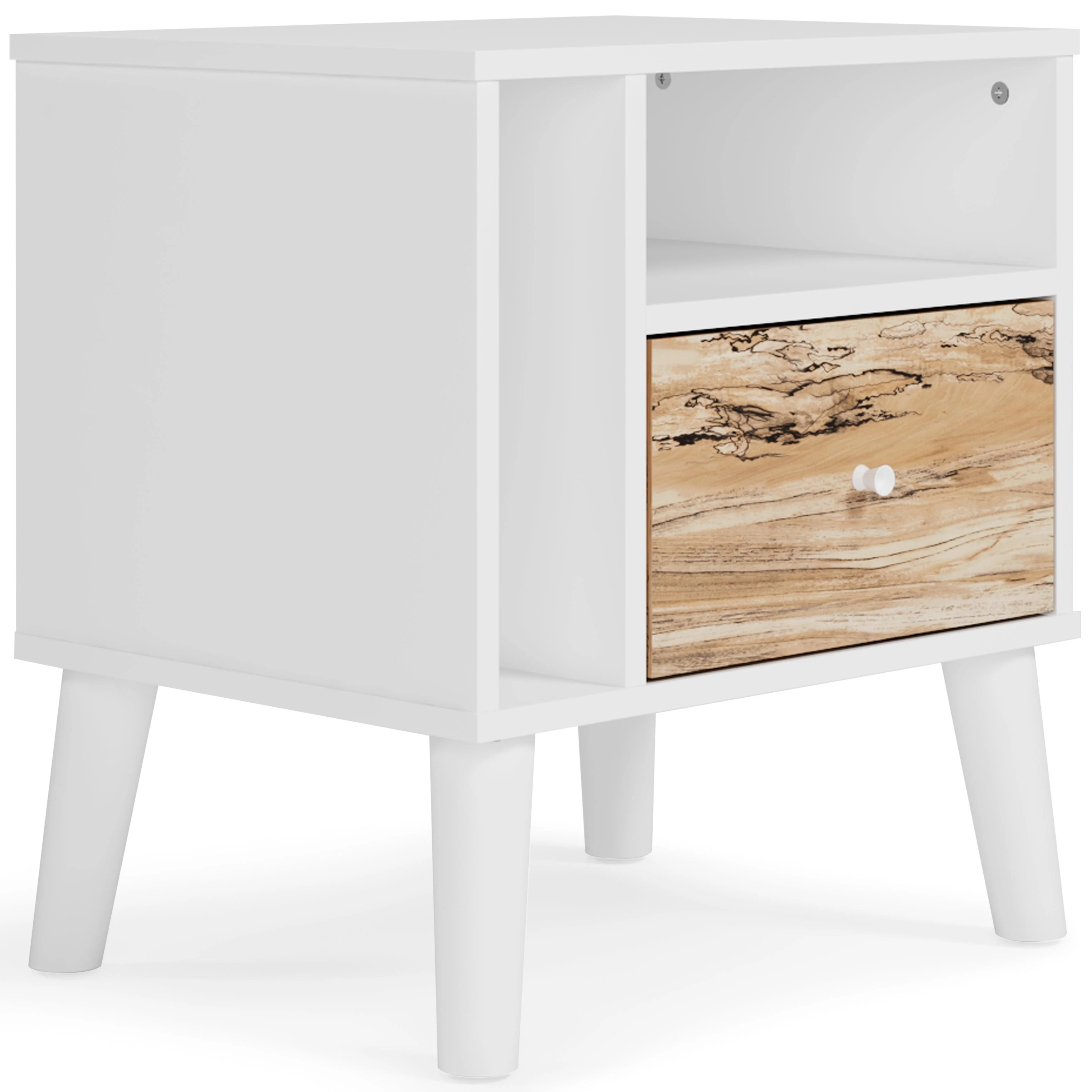 Piperton Two-Tone Brown White Nightstand - Image 2