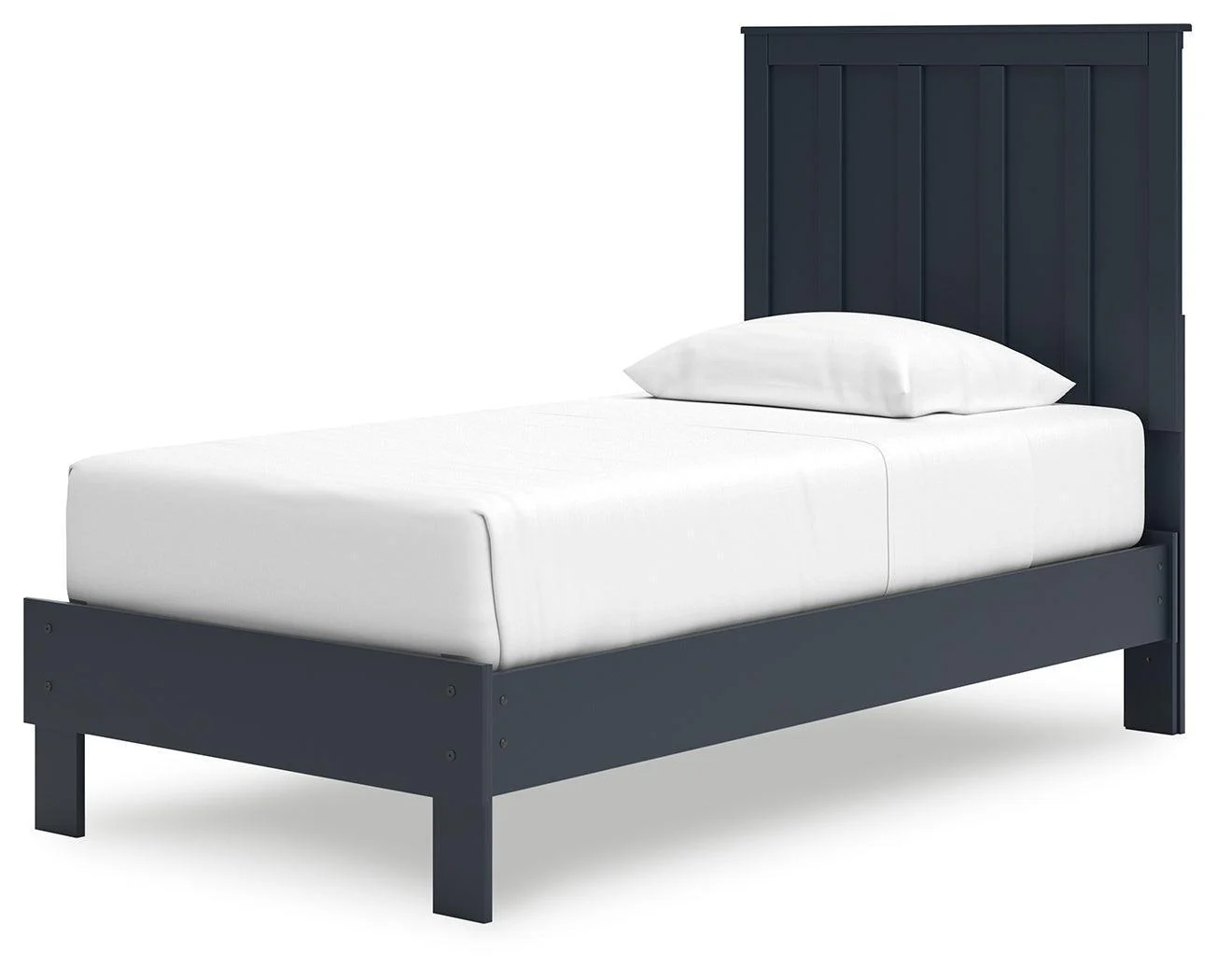 Simmenfort Navy Blue Twin Platform Bed - Image 3