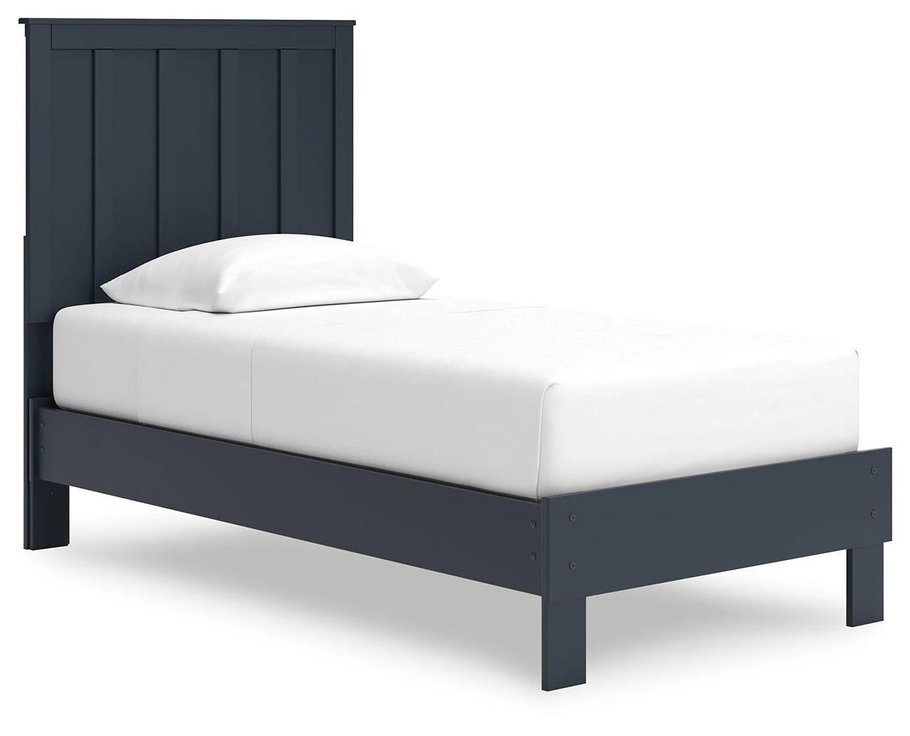Simmenfort Navy Blue Twin Platform Bed - Image 2