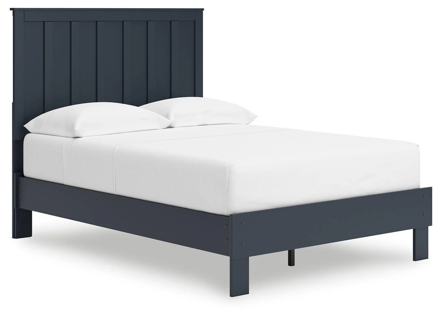 Simmenfort Navy Blue Full Platform Bed - Image 2
