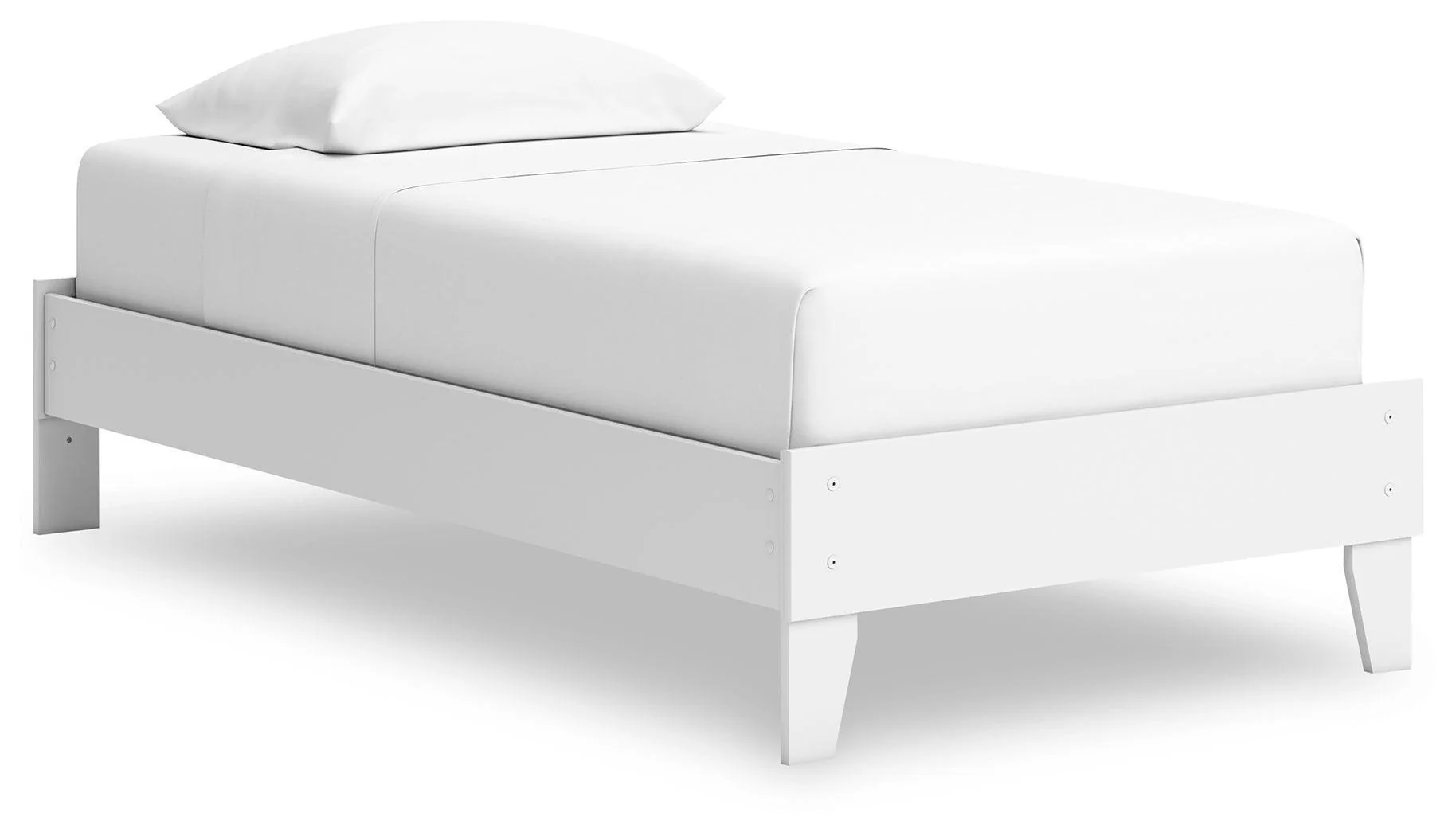 Hallityn White Twin Platform Bed - Image 2