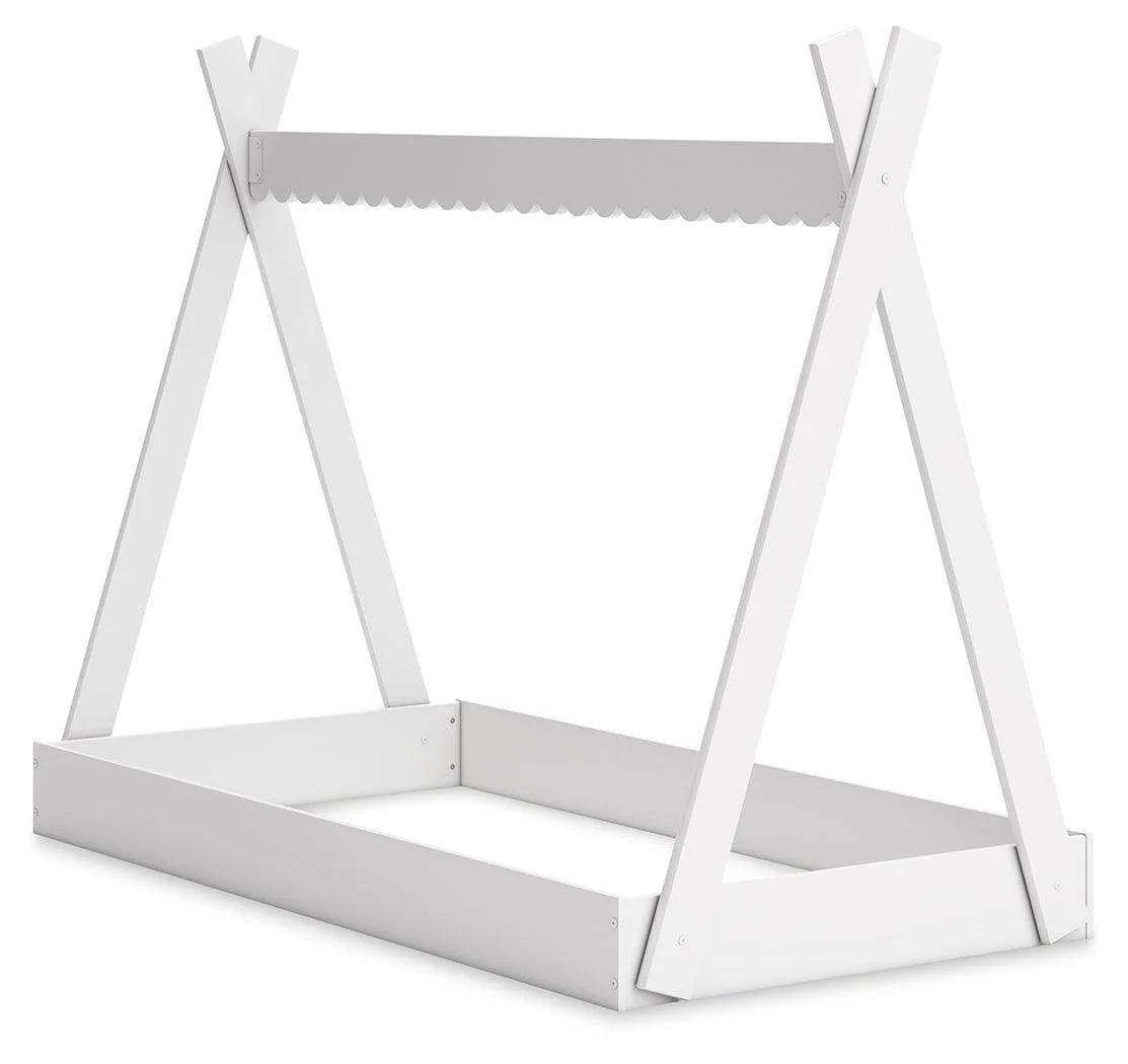 Hallityn White Twin Tent Bed - Image 3