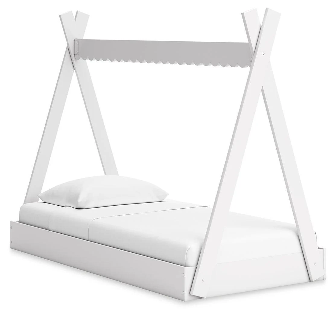 Hallityn White Twin Tent Bed - Image 2