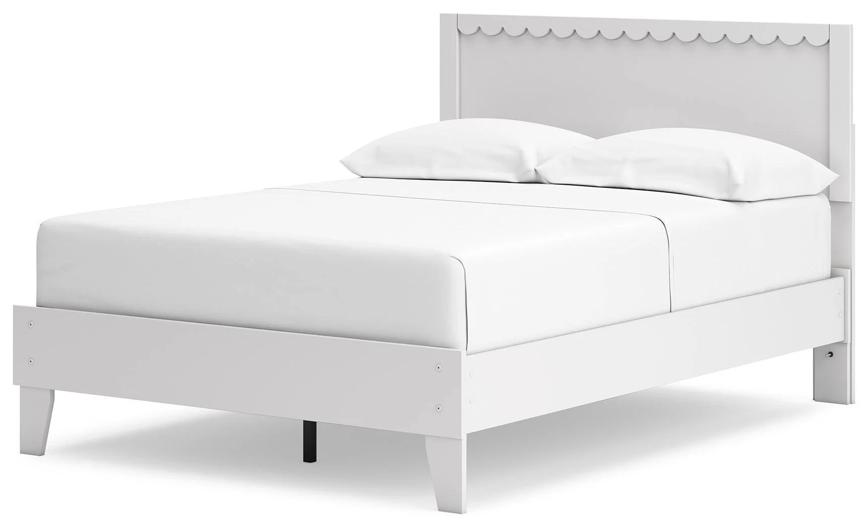 Hallityn White Full Panel Platform Bed - Image 3