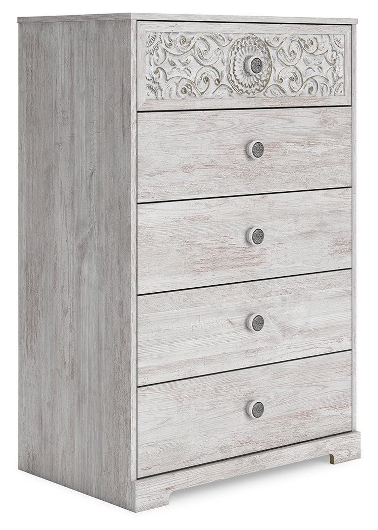 Paxberry Whitewash Chest Of Drawers - Image 2
