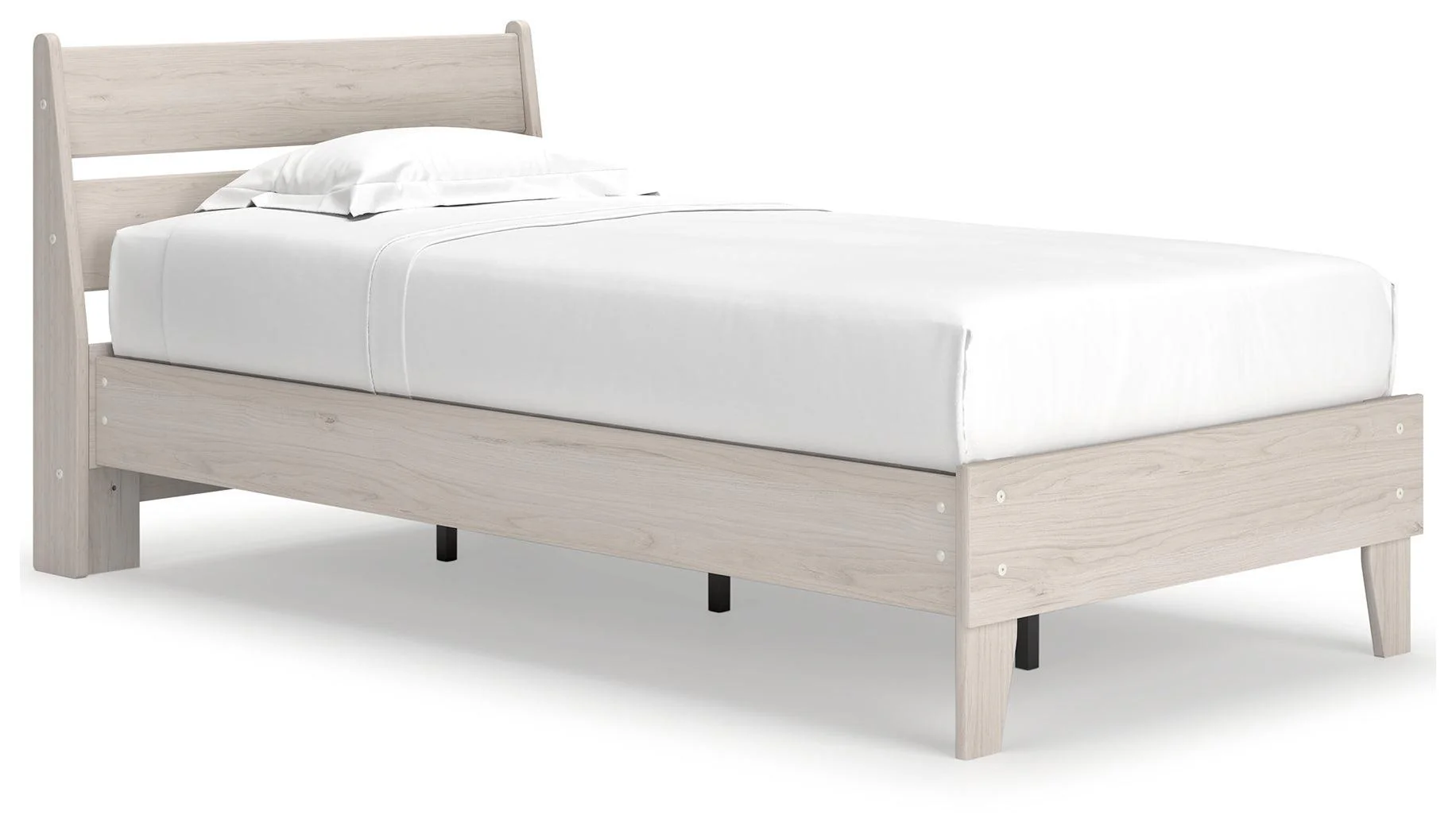 Socalle Natural Twin Panel Platform Bed - Image 2
