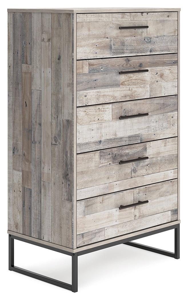 Neilsville Whitewash Chest Of Drawers - Image 2