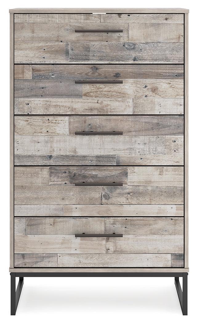 Neilsville Whitewash Chest Of Drawers - Image 3