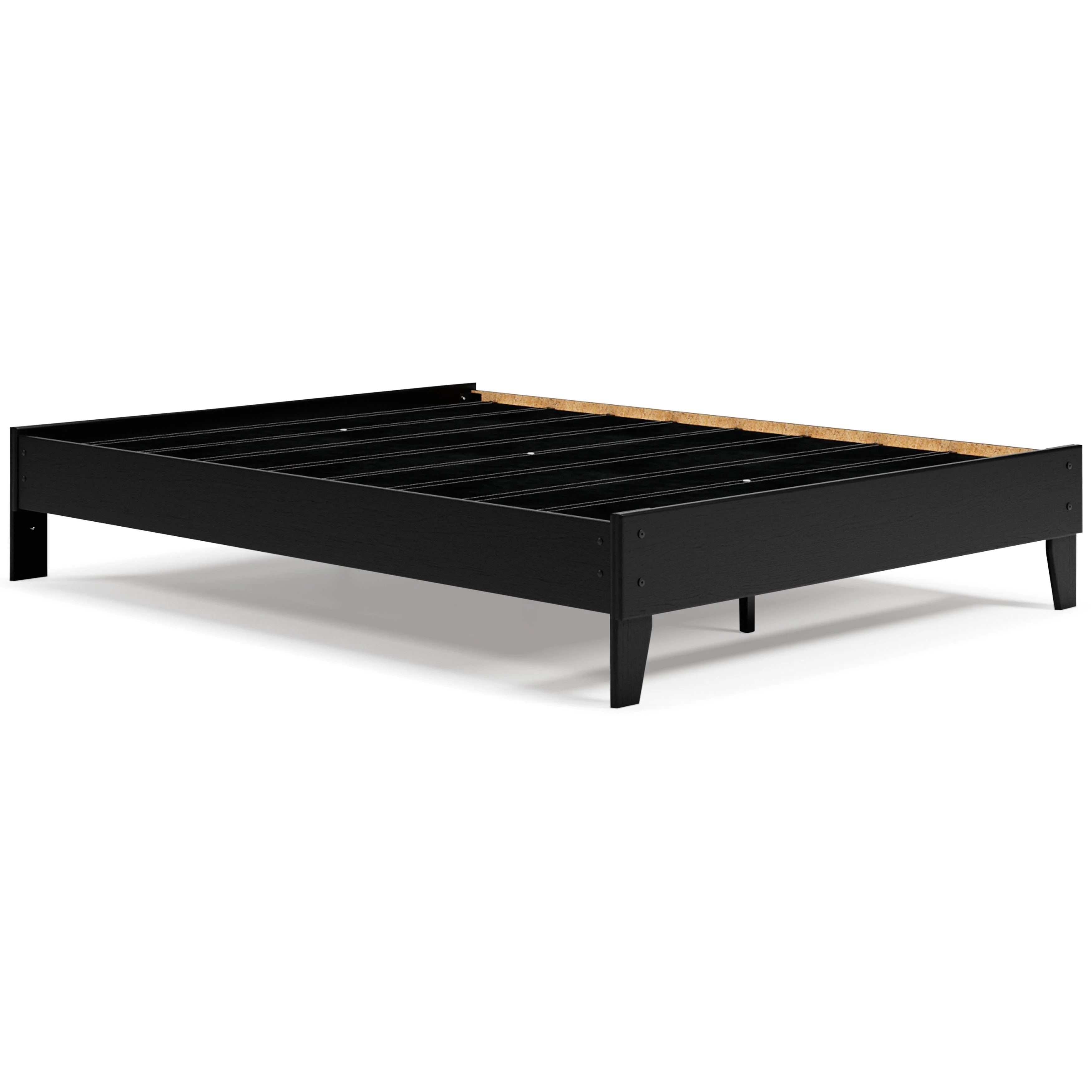 Finch Black Queen Platform Bed - Image 2