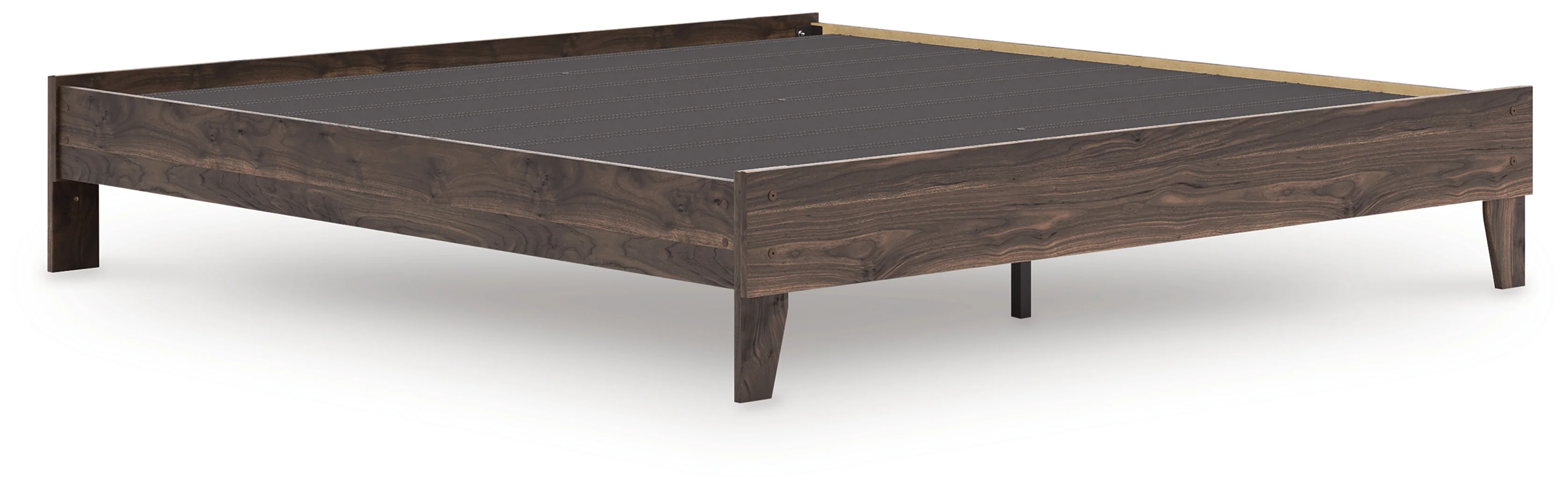 Calverson Brown King Platform Bed - Image 3