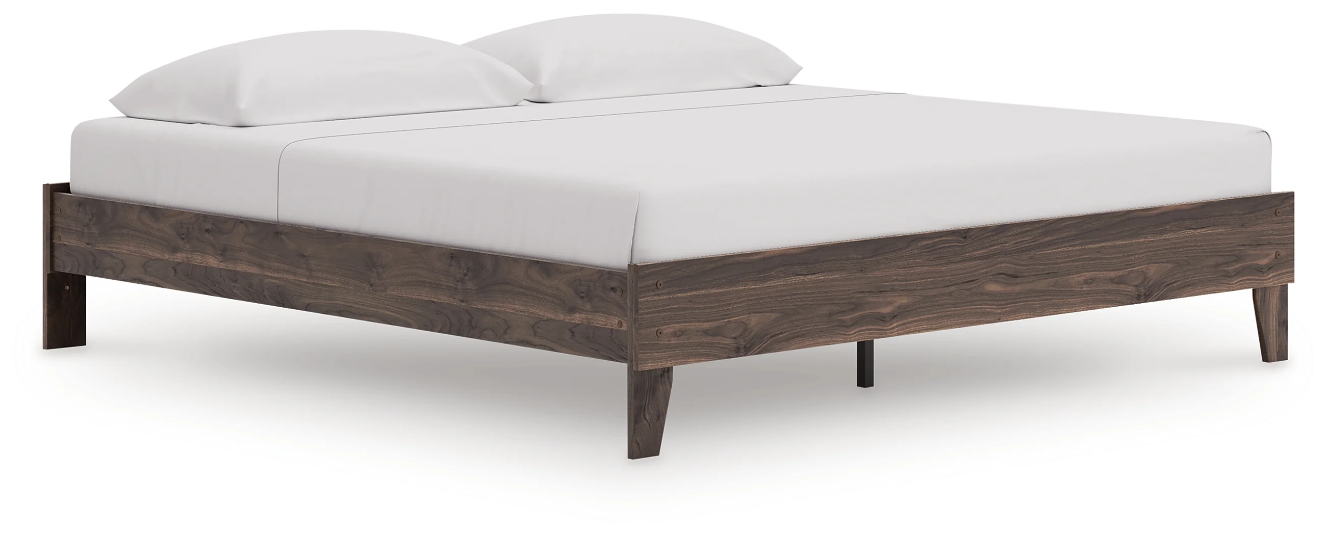 Calverson Brown King Platform Bed - Image 2
