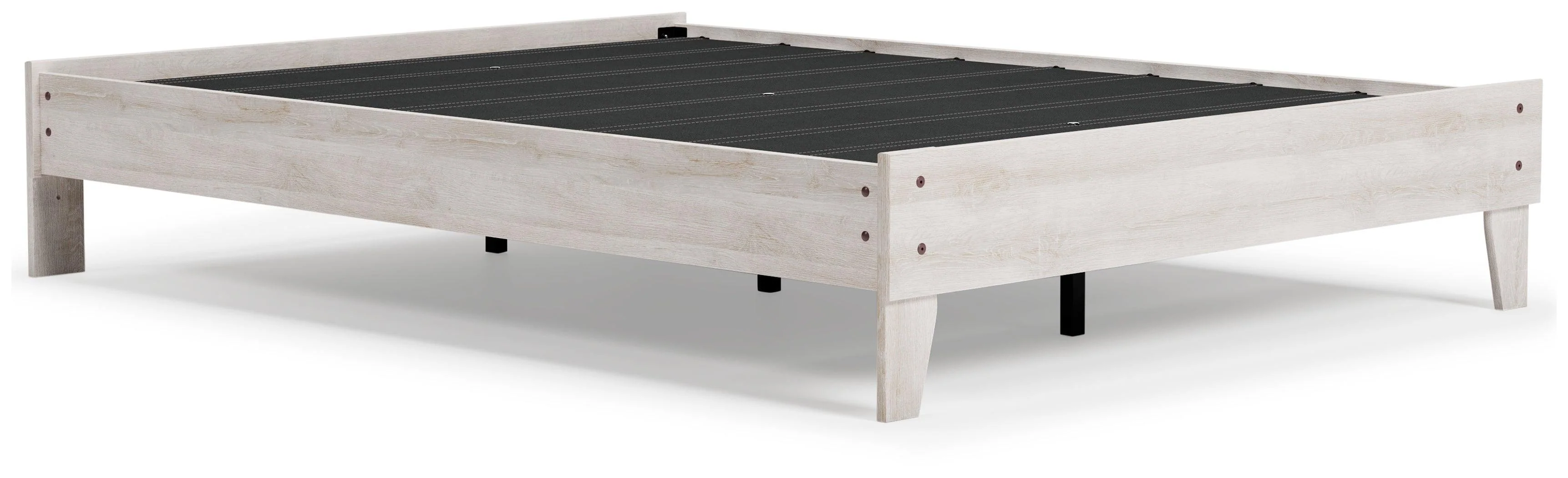 Shawburn Whitewash Queen Platform Bed - Image 3
