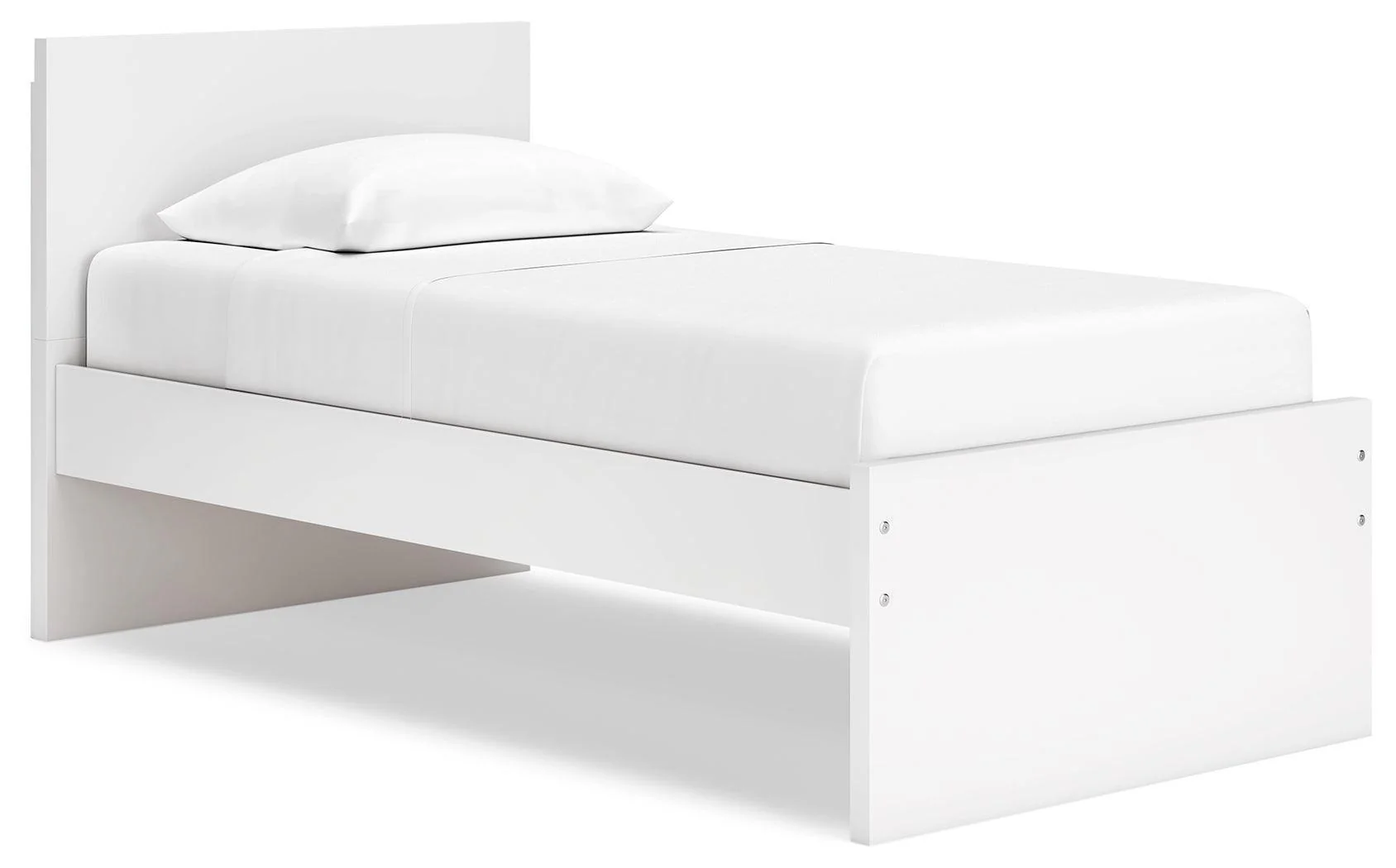 Onita White Twin Panel Platform Bed - Image 2