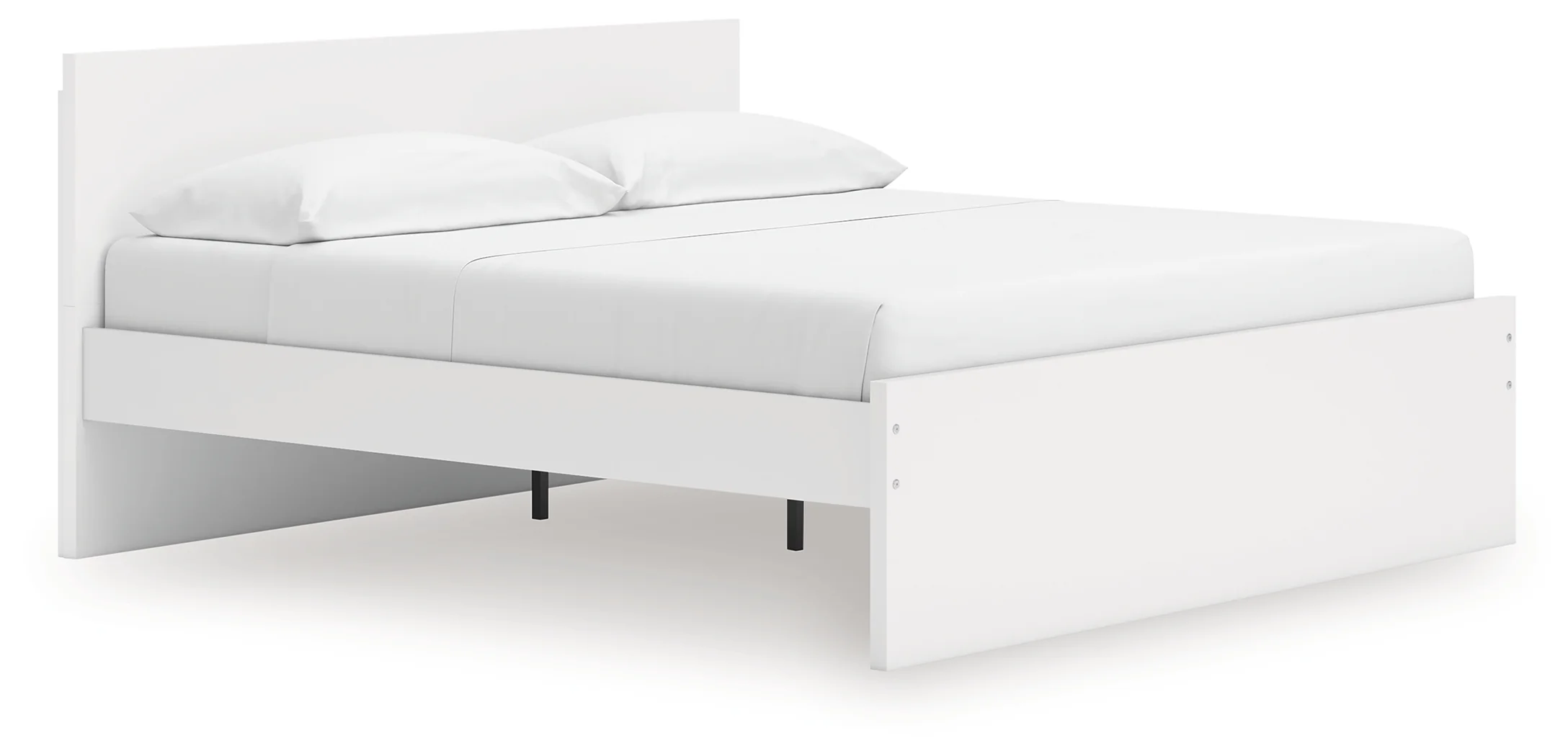 Onita White King Panel Platform Bed - Image 2