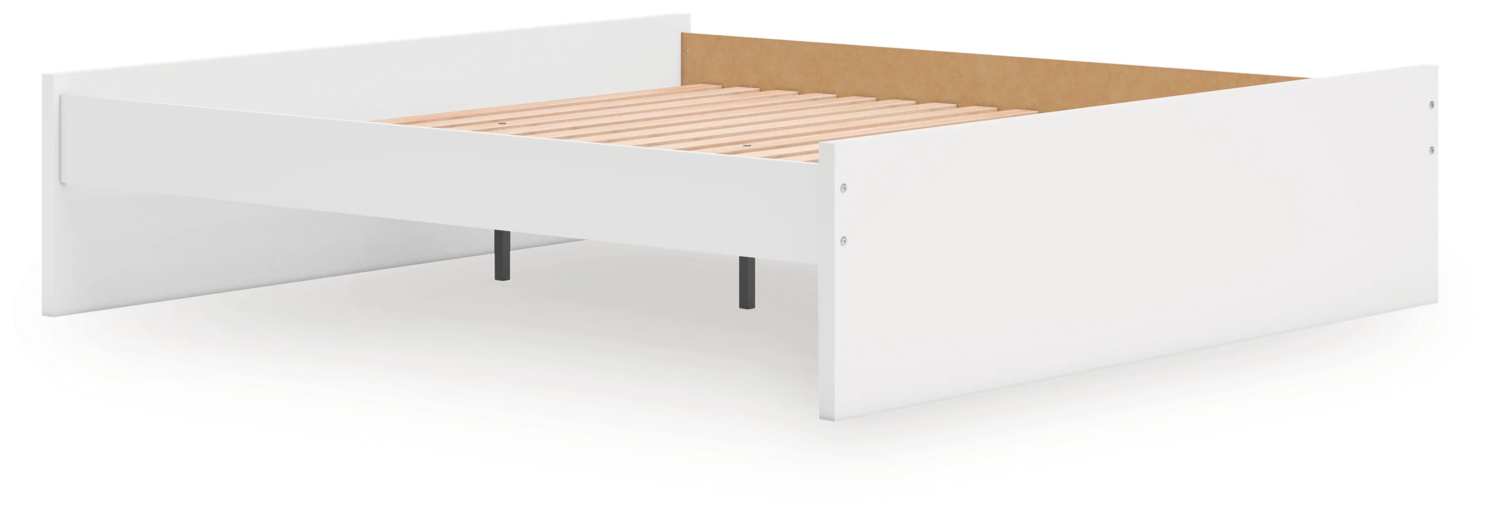 Onita White King Platform Bed - Image 3