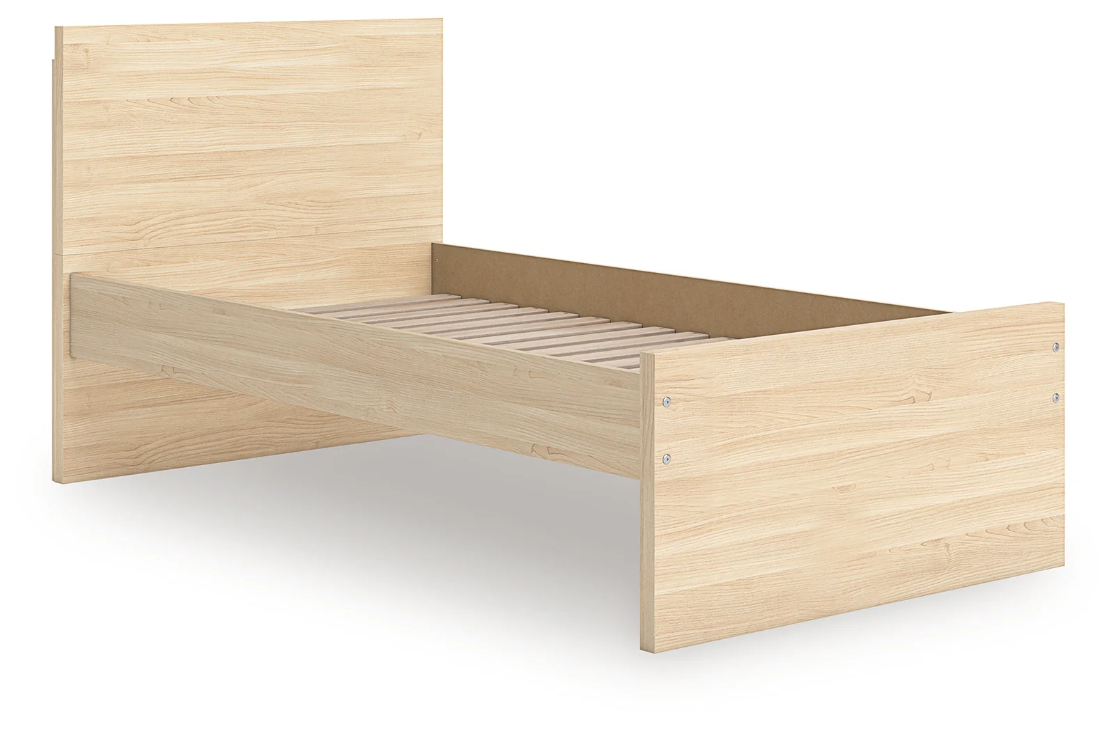 Onita Natural Twin Panel Platform Bed - Image 3
