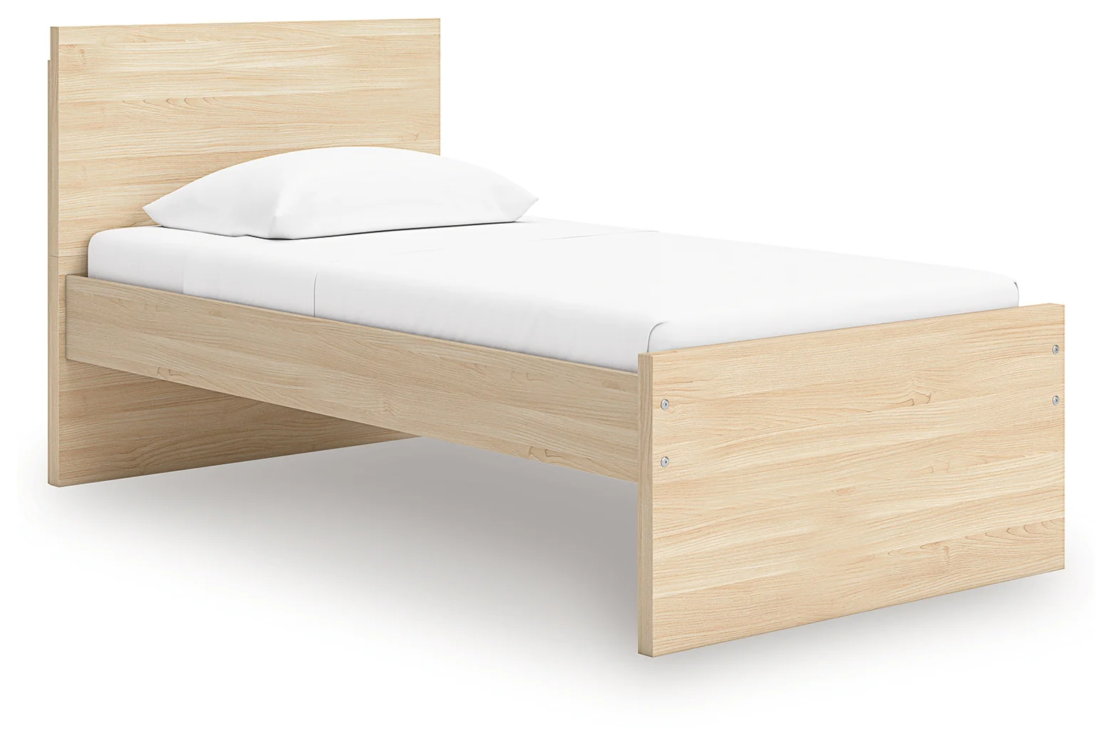 Onita Natural Twin Panel Platform Bed - Image 2