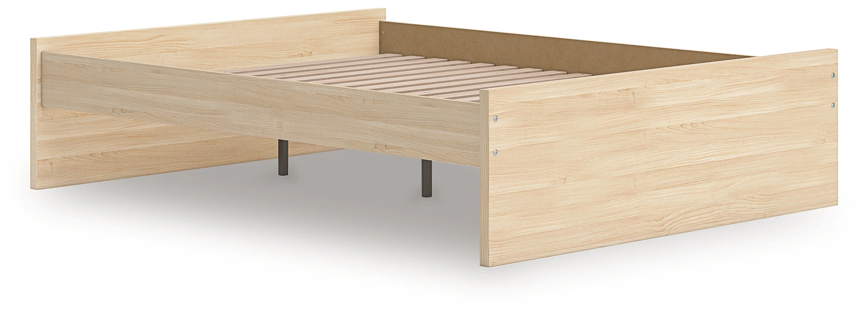 Onita Natural Queen Platform Bed - Image 3