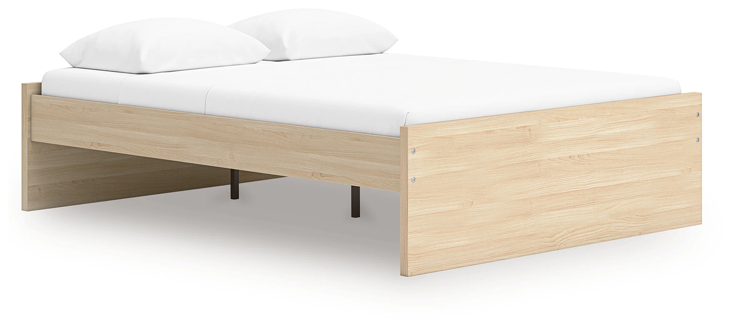 Onita Natural Queen Platform Bed - Image 2