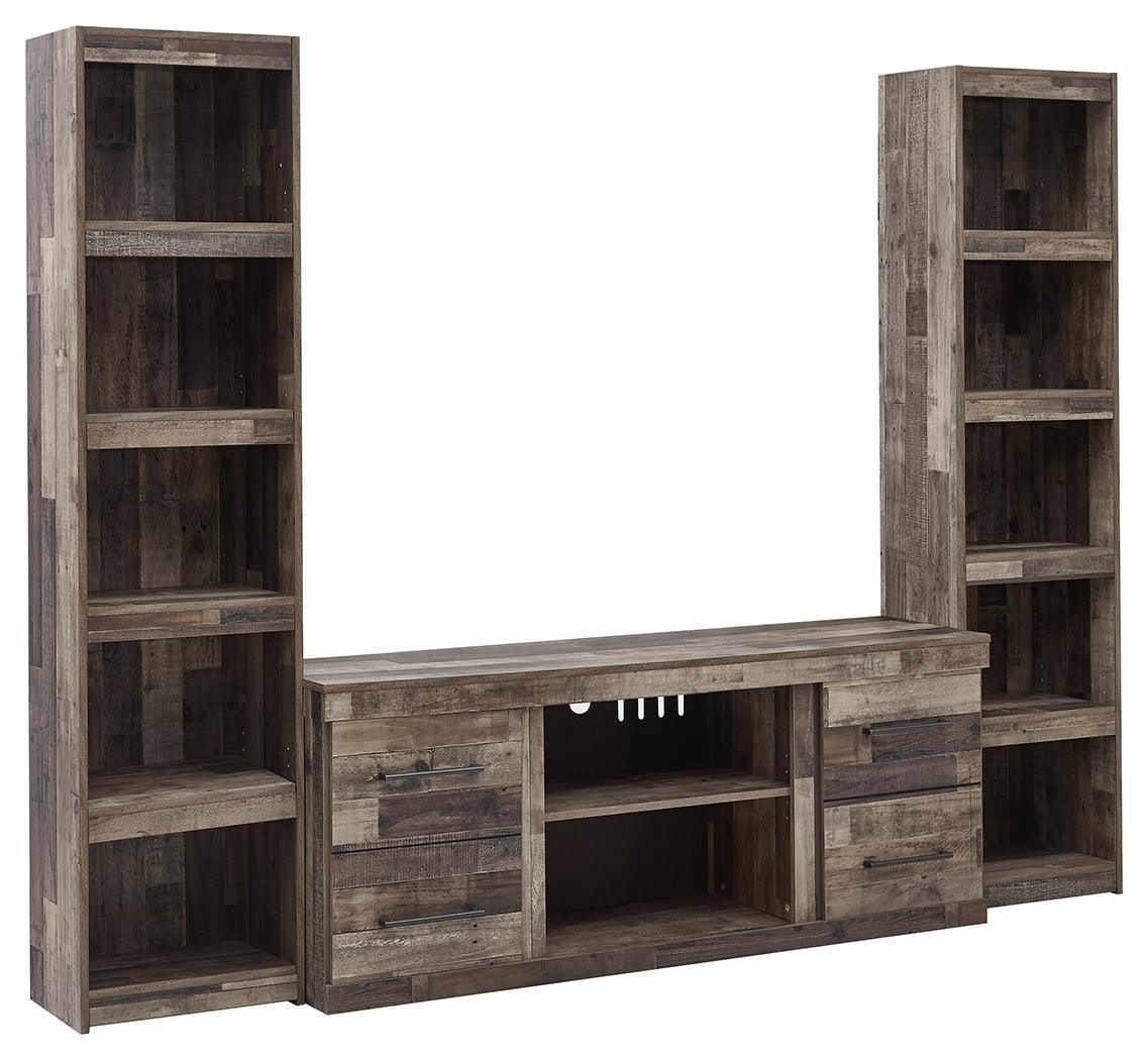 Derekson Multi Gray 3-Piece Entertainment Center - Image 2
