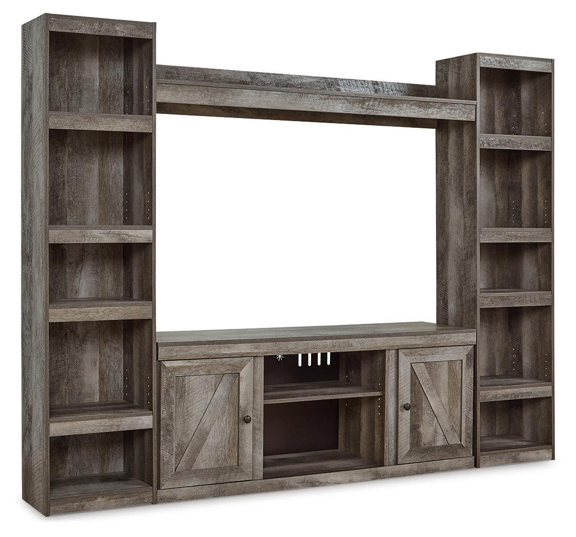 Wynnlow Gray 4-Piece Entertainment Center - Image 2