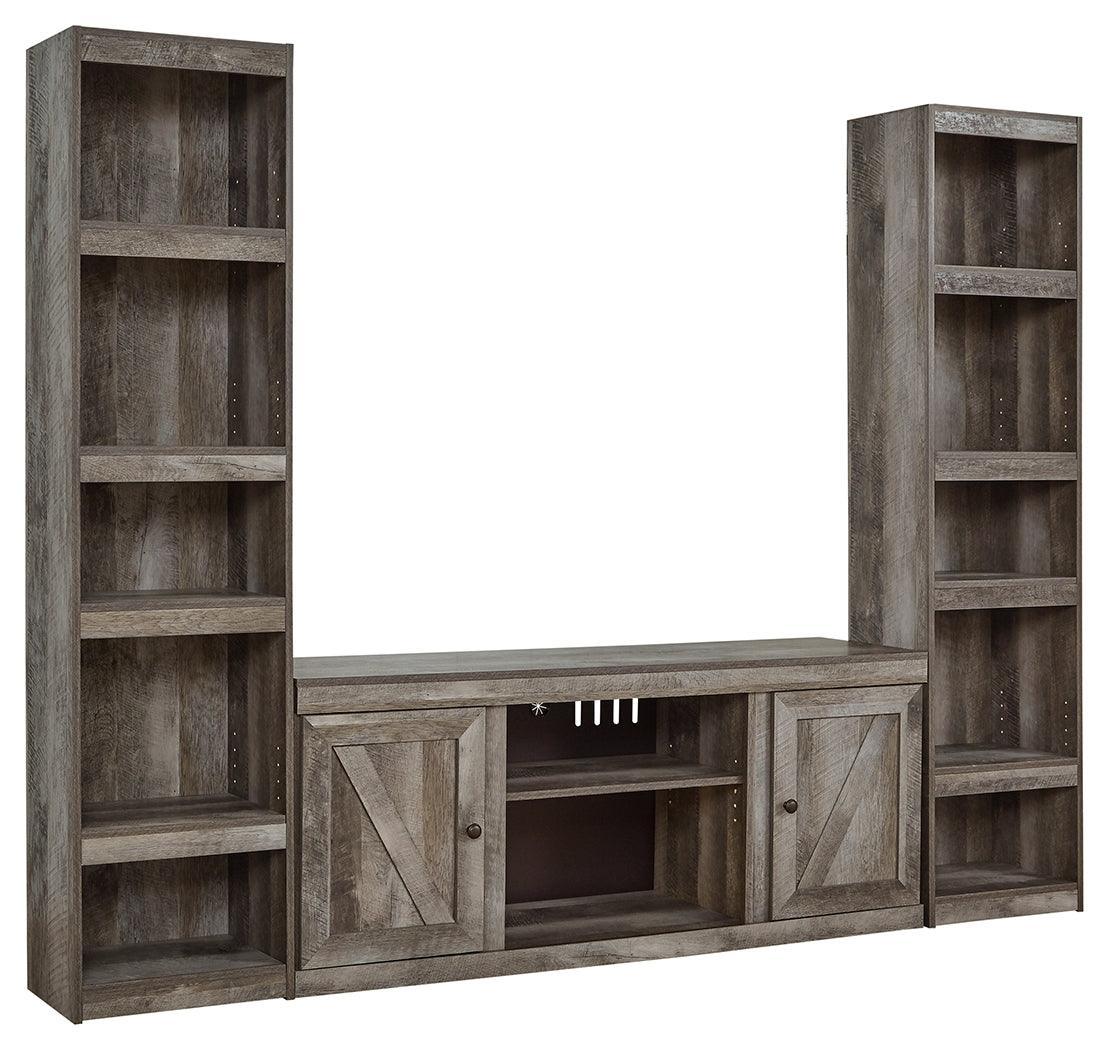 Wynnlow Gray 3-Piece Entertainment Center - Image 1
