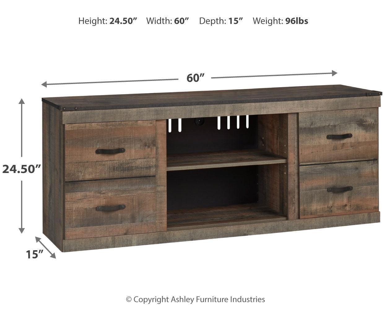 Trinell Brown 60" Tv Stand - Image 3
