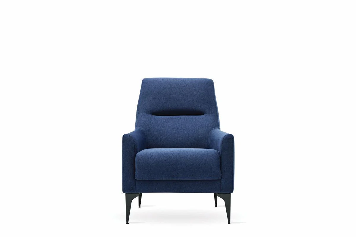 Fortuna Navy Blue Armchair - Image 3