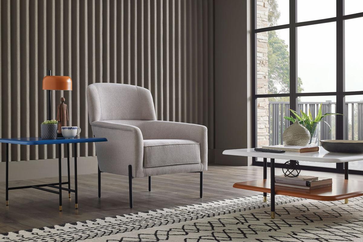 Dante Light Gray Armchair - Image 1
