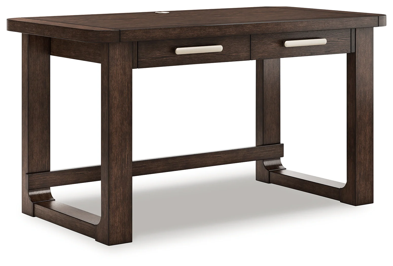 Breckington Dark Brown 56" Home Office Desk - Image 2