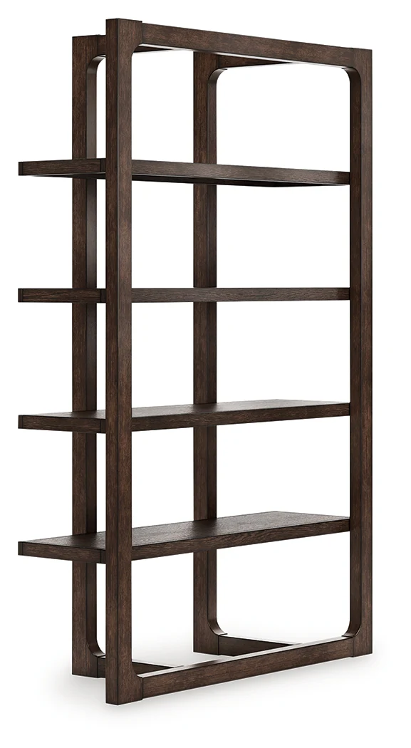 Breckington Dark Brown 76" Bookcase - Image 2